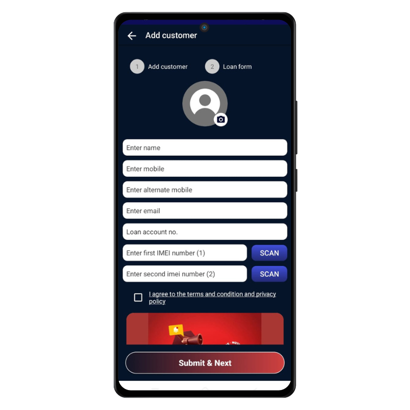 ES add customer